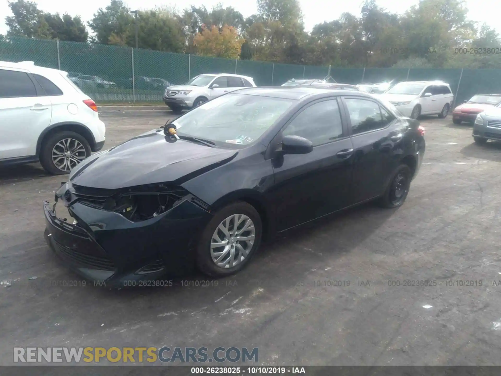 2 Photograph of a damaged car 2T1BURHE1KC127575 TOYOTA COROLLA 2019