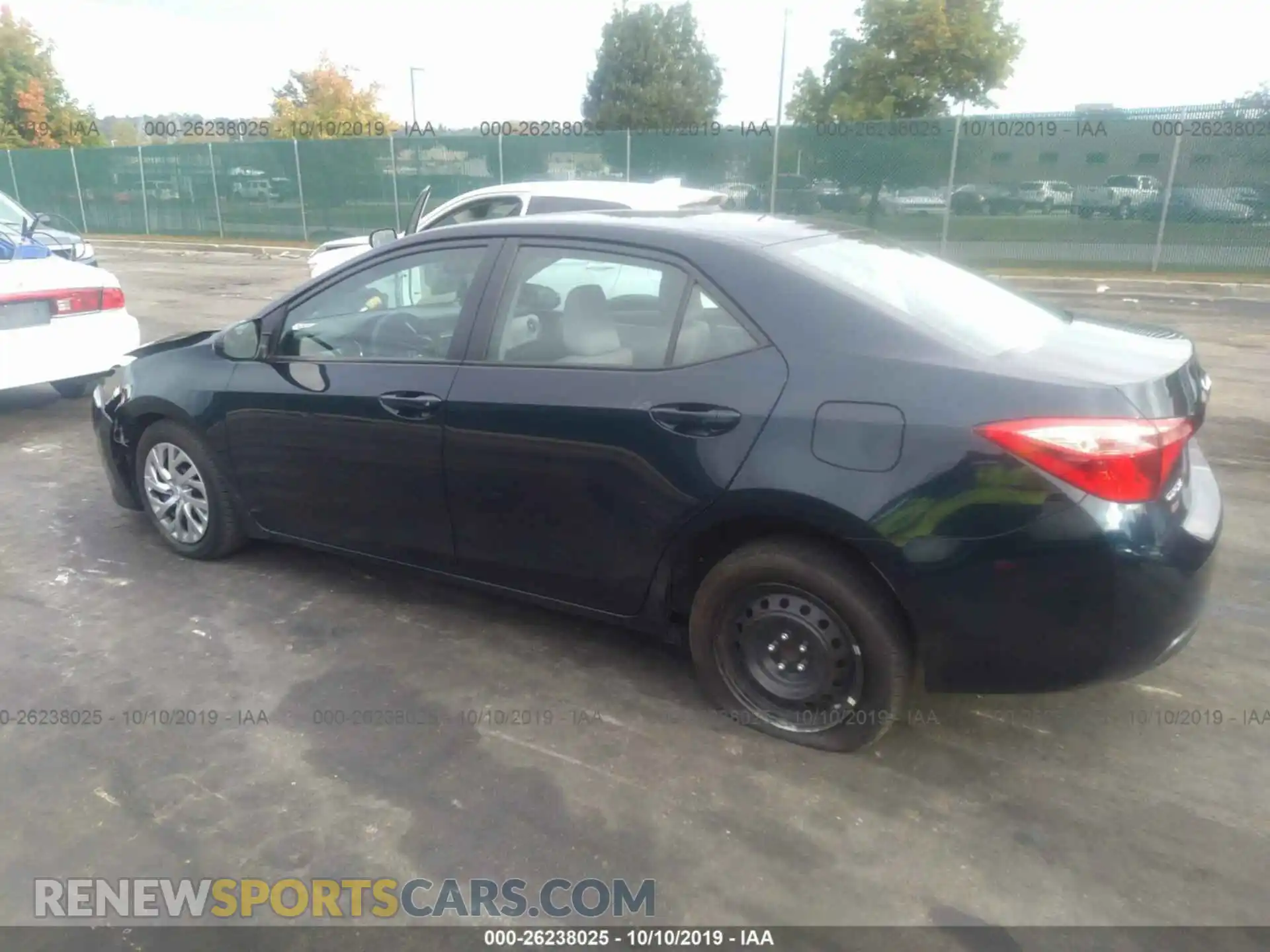 3 Photograph of a damaged car 2T1BURHE1KC127575 TOYOTA COROLLA 2019