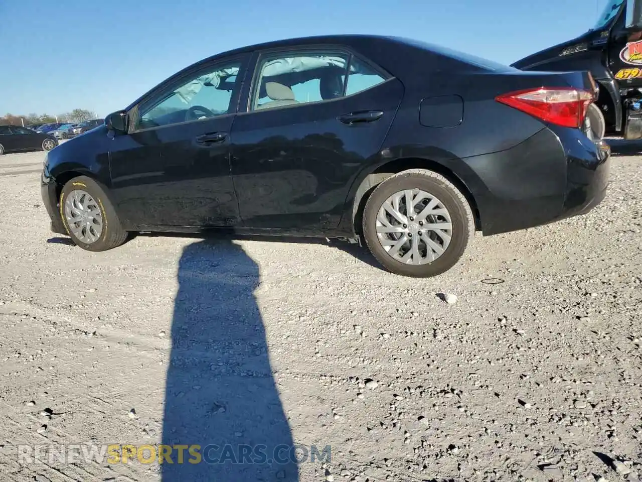 2 Фотография поврежденного автомобиля 2T1BURHE1KC128368 TOYOTA COROLLA 2019