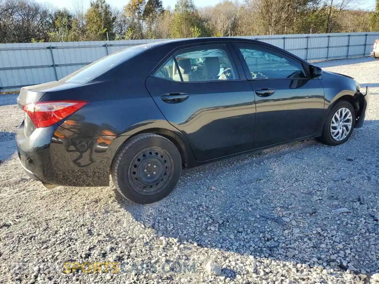 3 Фотография поврежденного автомобиля 2T1BURHE1KC128368 TOYOTA COROLLA 2019