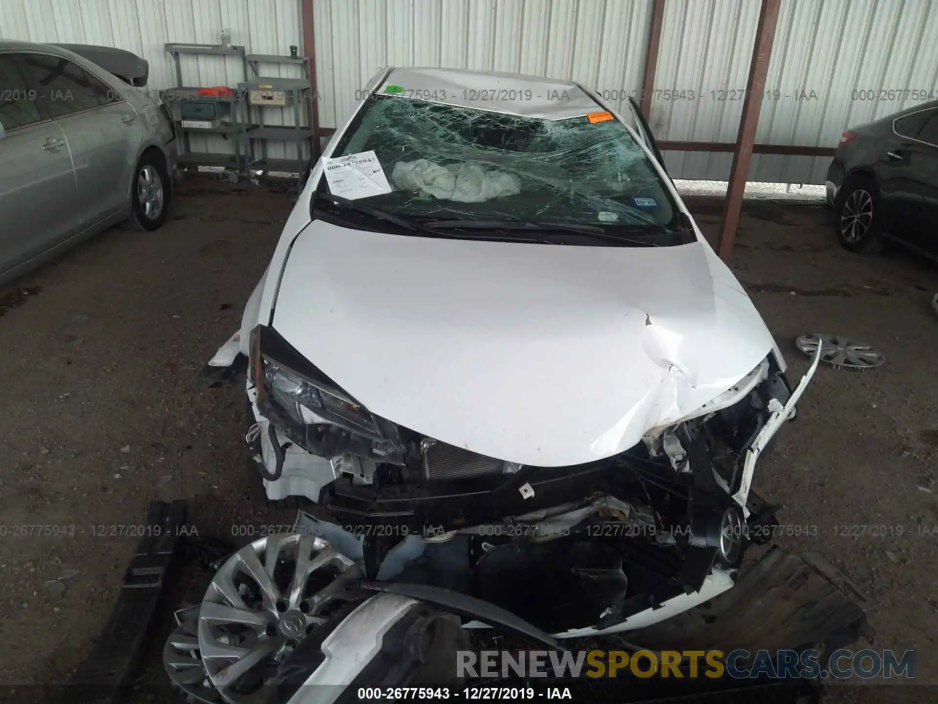 6 Photograph of a damaged car 2T1BURHE1KC130833 TOYOTA COROLLA 2019