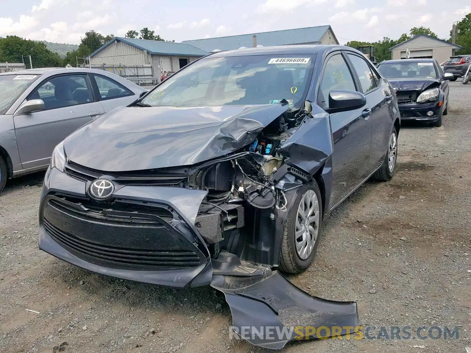 2 Photograph of a damaged car 2T1BURHE1KC132503 TOYOTA COROLLA 2019