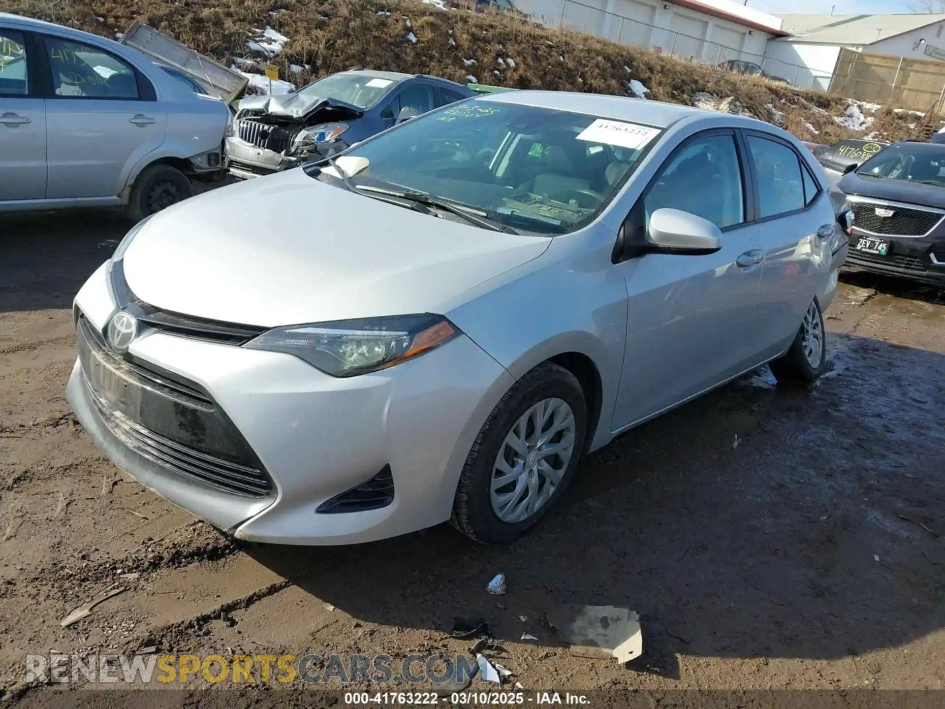 2 Photograph of a damaged car 2T1BURHE1KC136437 TOYOTA COROLLA 2019