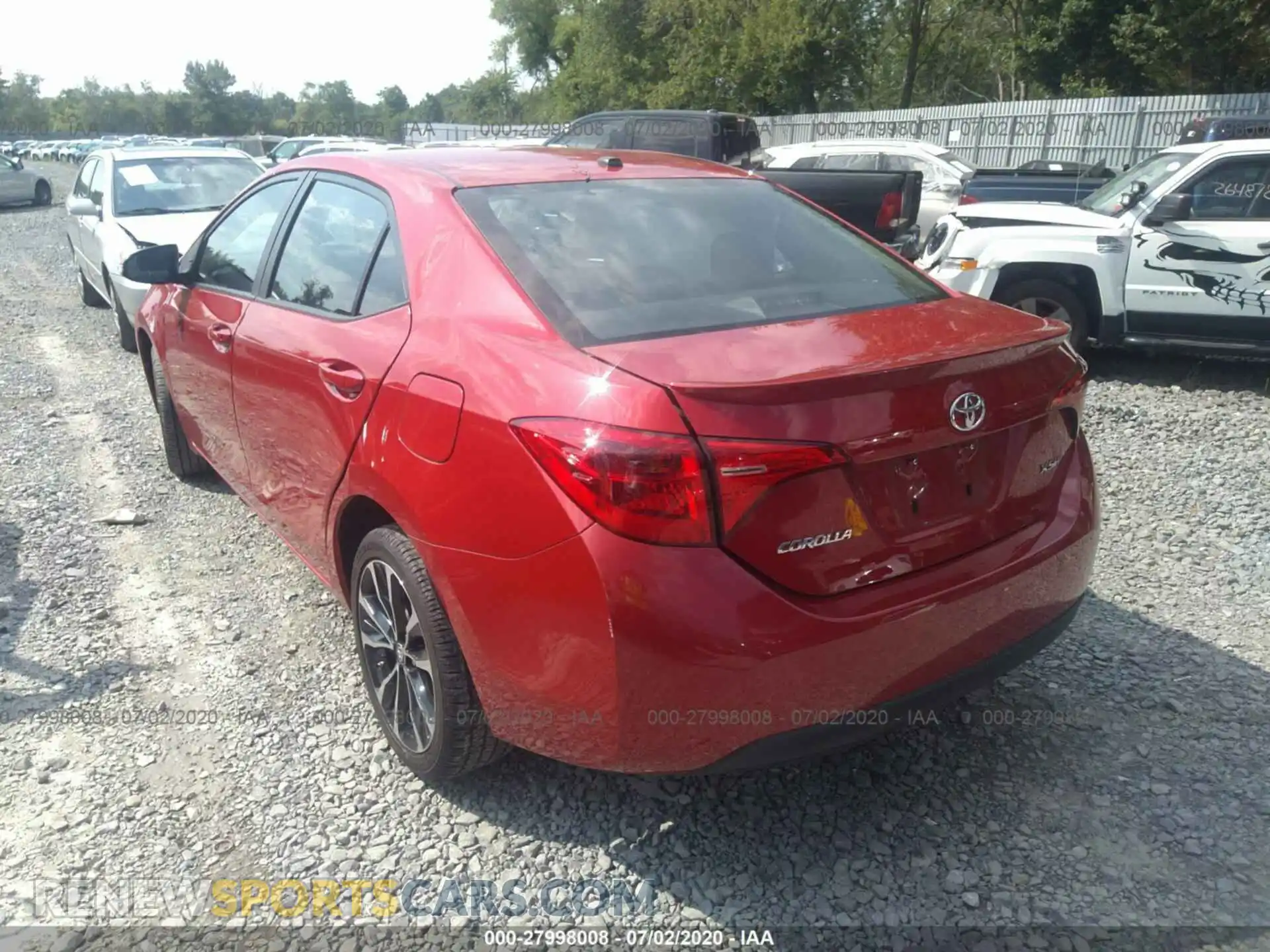 3 Фотография поврежденного автомобиля 2T1BURHE1KC140844 TOYOTA COROLLA 2019