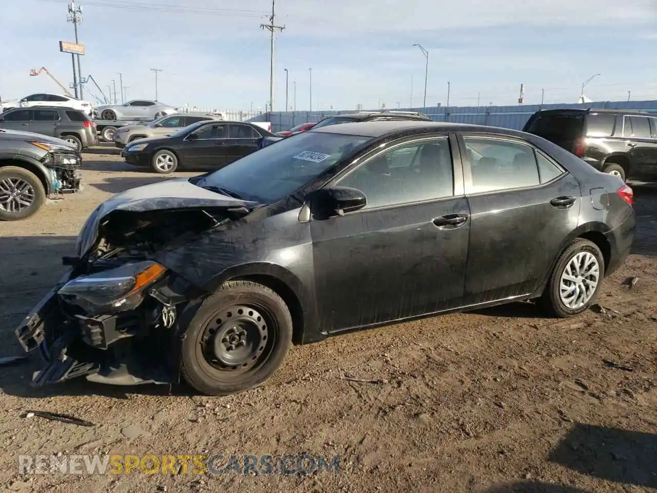 1 fotografías del automóvil dañado 2T1BURHE1KC141153 TOYOTA COROLLA 2019