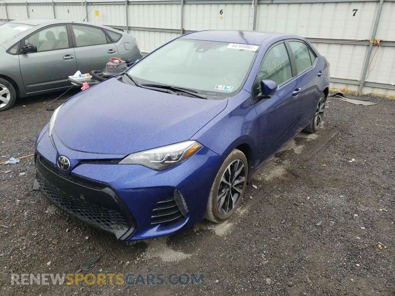 2 Photograph of a damaged car 2T1BURHE1KC147311 TOYOTA COROLLA 2019