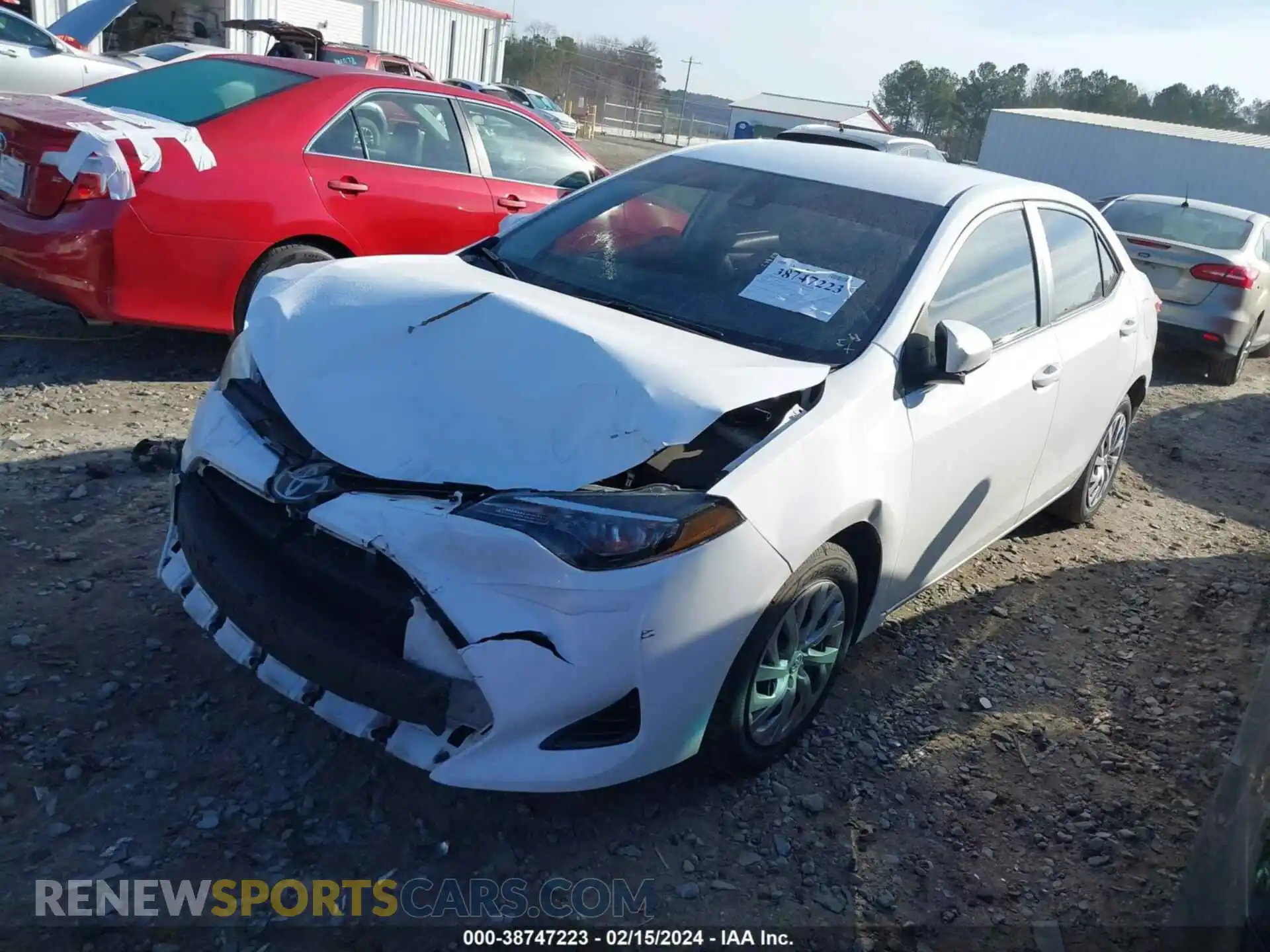 2 Photograph of a damaged car 2T1BURHE1KC149379 TOYOTA COROLLA 2019