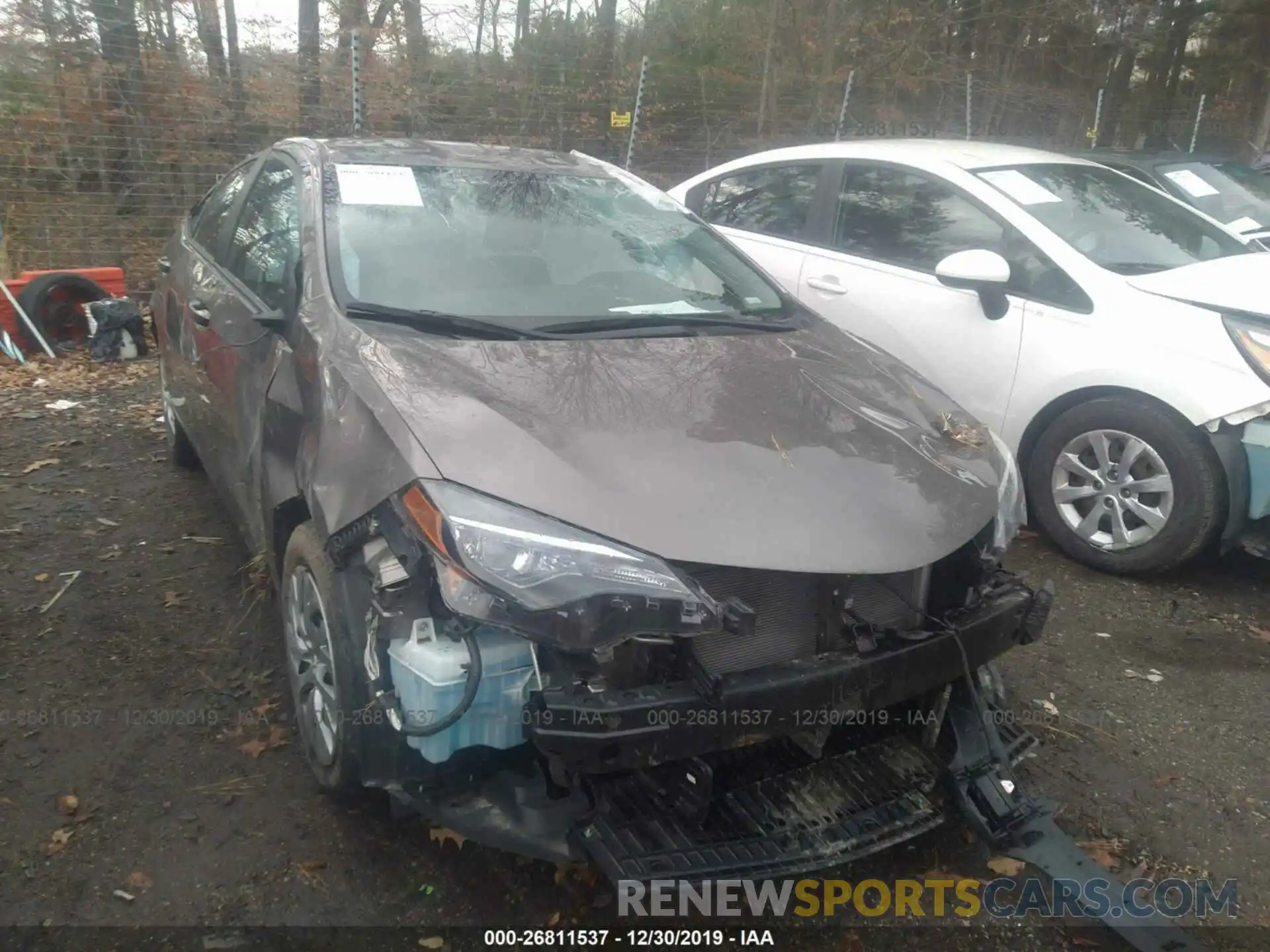 1 Photograph of a damaged car 2T1BURHE1KC149852 TOYOTA COROLLA 2019