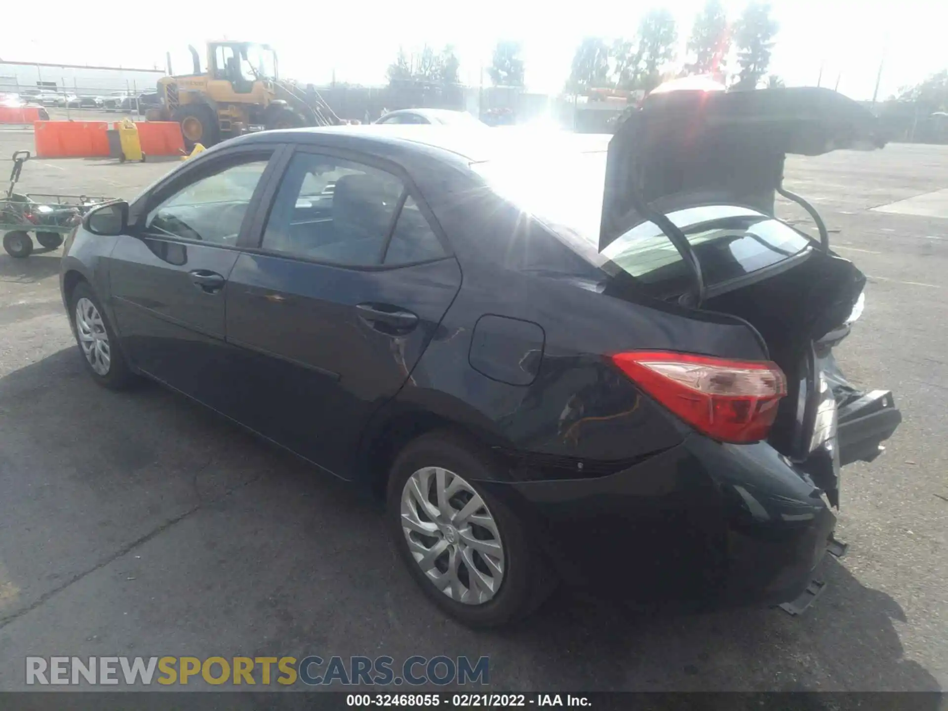 3 fotografías del automóvil dañado 2T1BURHE1KC152833 TOYOTA COROLLA 2019