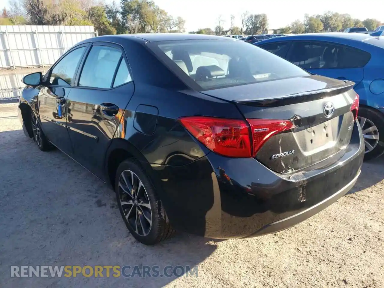 3 Photograph of a damaged car 2T1BURHE1KC154906 TOYOTA COROLLA 2019