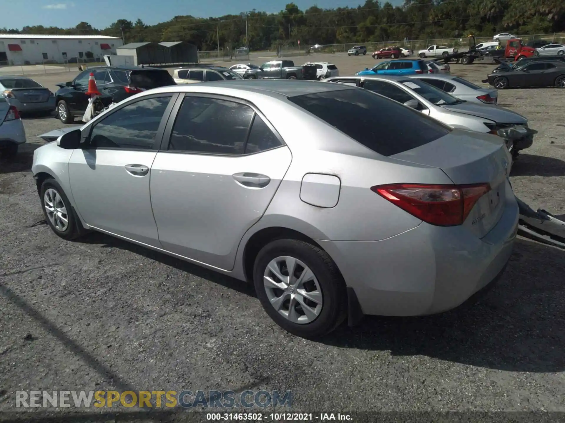 3 Photograph of a damaged car 2T1BURHE1KC155974 TOYOTA COROLLA 2019