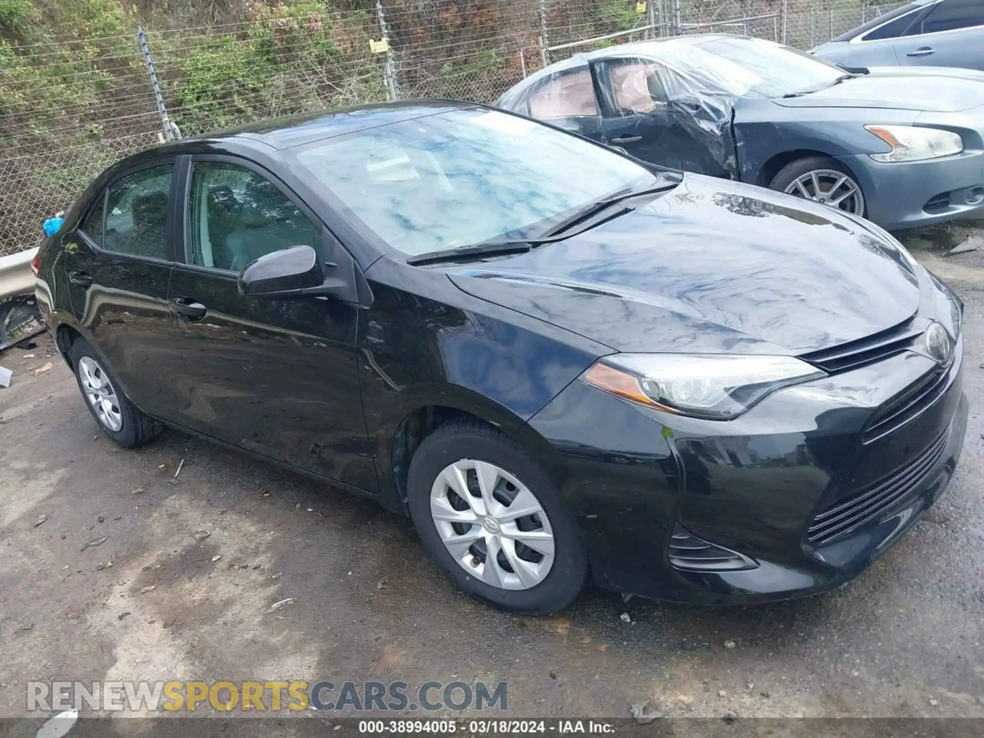 1 Photograph of a damaged car 2T1BURHE1KC162777 TOYOTA COROLLA 2019