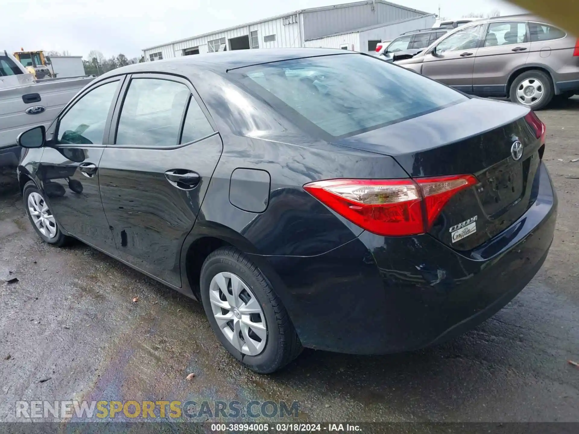 3 Photograph of a damaged car 2T1BURHE1KC162777 TOYOTA COROLLA 2019