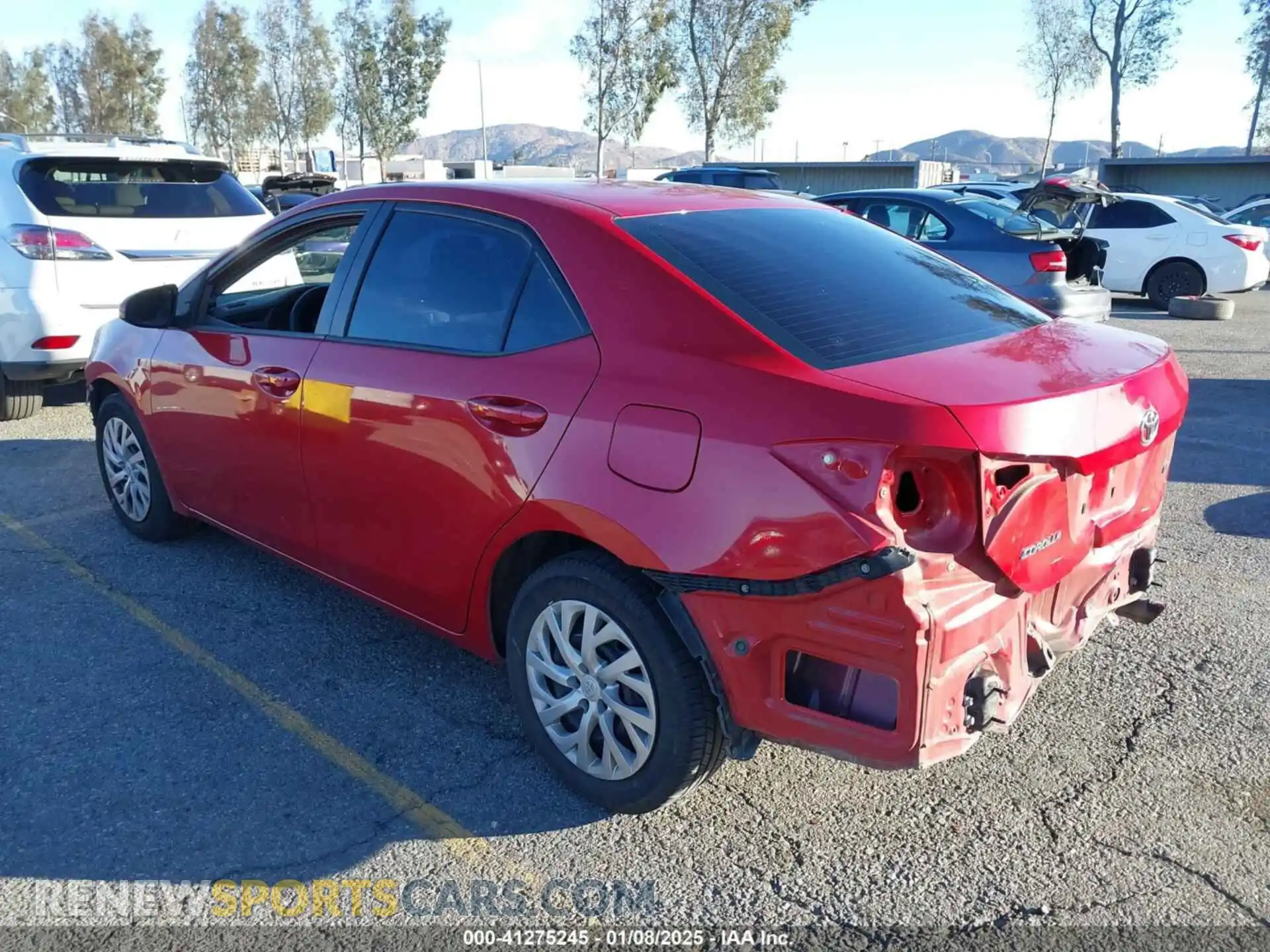 3 Photograph of a damaged car 2T1BURHE1KC164741 TOYOTA COROLLA 2019