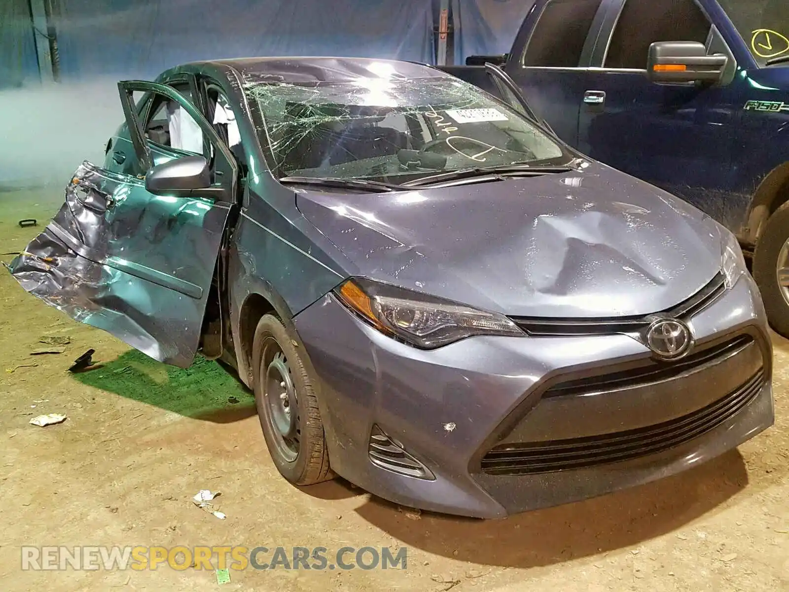 1 Photograph of a damaged car 2T1BURHE1KC166313 TOYOTA COROLLA 2019