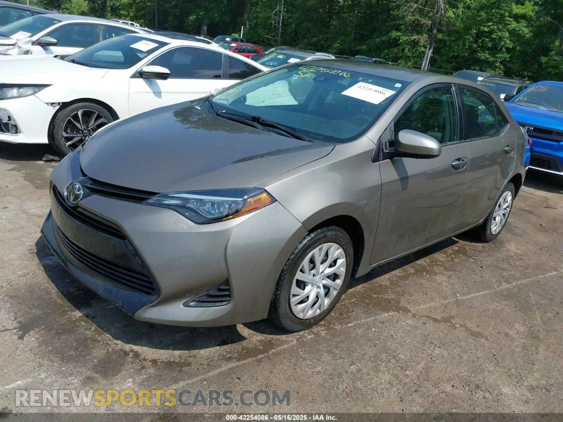 2 fotografías del automóvil dañado 2T1BURHE1KC171012 TOYOTA COROLLA 2019