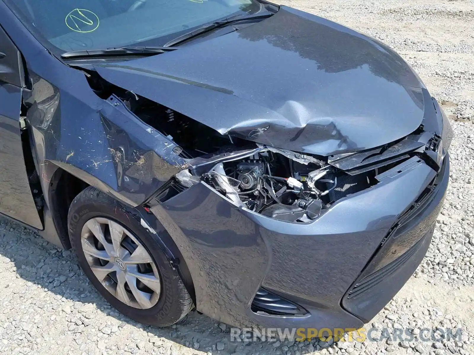 9 Фотография поврежденного автомобиля 2T1BURHE1KC172161 TOYOTA COROLLA 2019