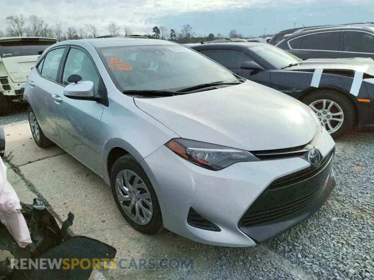 1 Photograph of a damaged car 2T1BURHE1KC173312 TOYOTA COROLLA 2019
