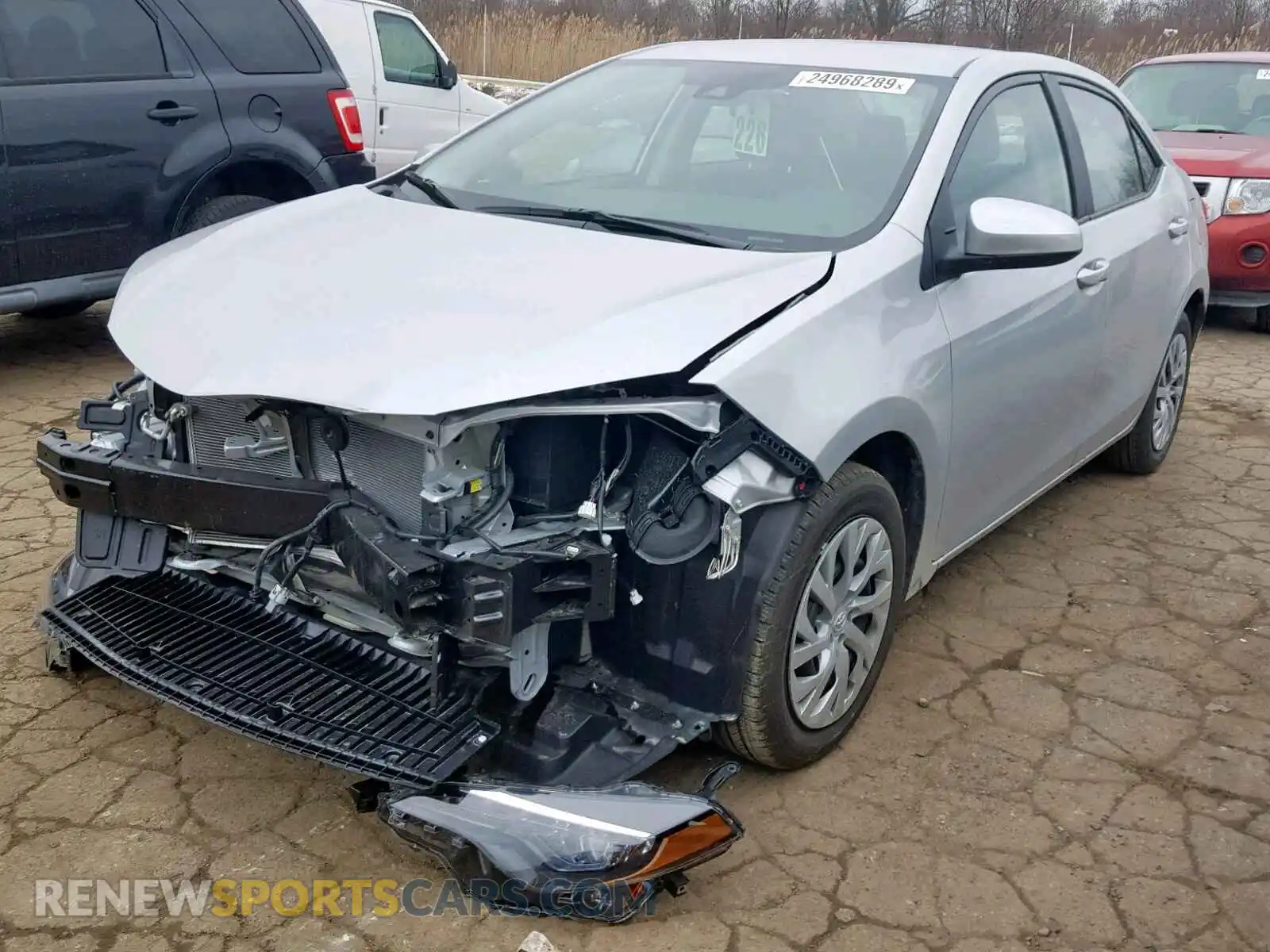 2 Photograph of a damaged car 2T1BURHE1KC175139 TOYOTA COROLLA 2019
