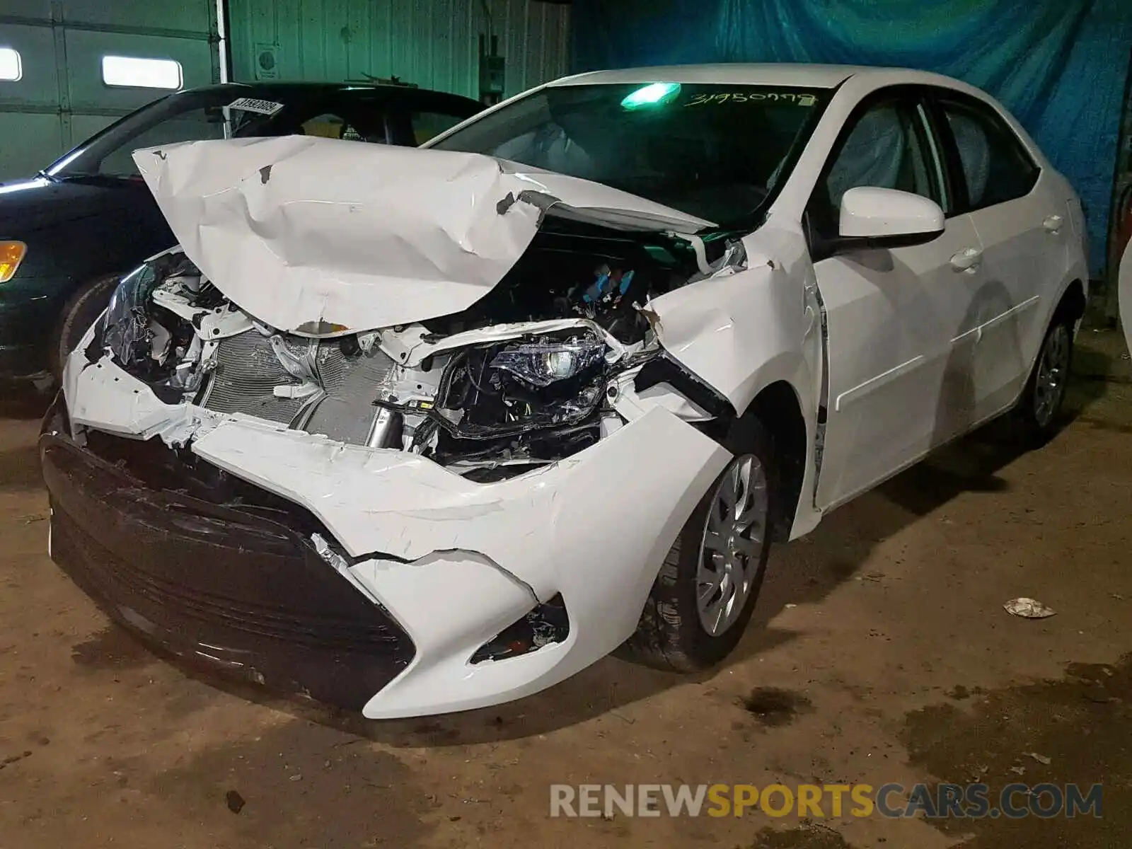 2 Photograph of a damaged car 2T1BURHE1KC176467 TOYOTA COROLLA 2019