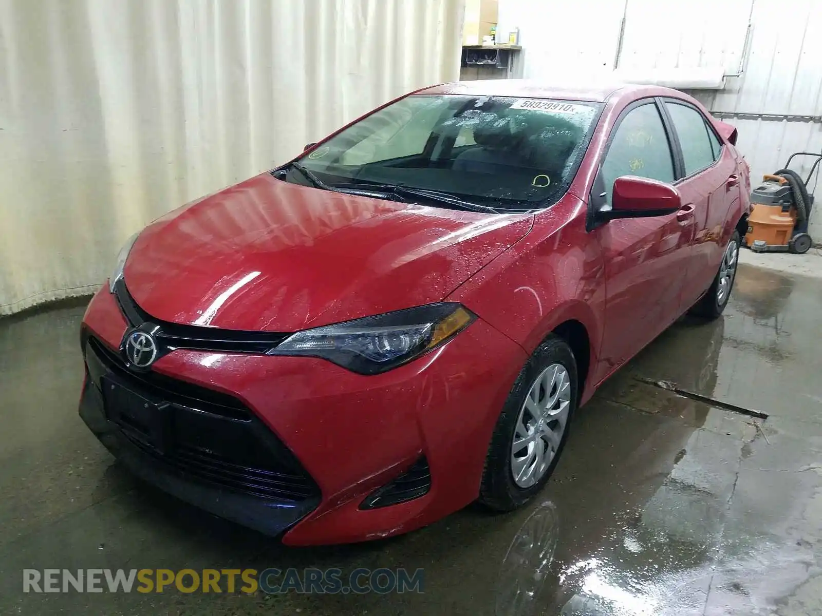 2 Photograph of a damaged car 2T1BURHE1KC178137 TOYOTA COROLLA 2019
