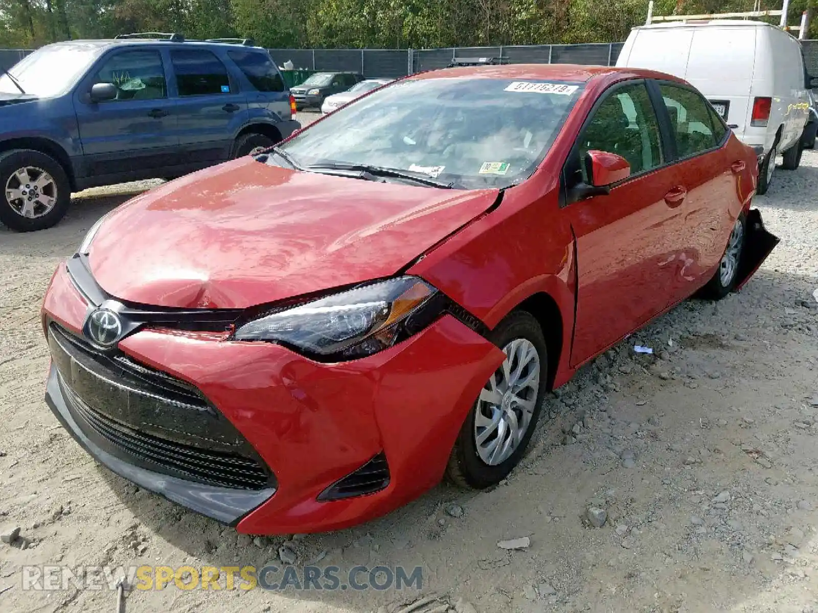 2 Photograph of a damaged car 2T1BURHE1KC178302 TOYOTA COROLLA 2019