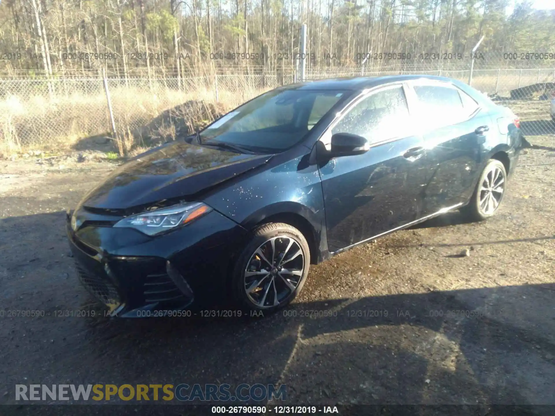 2 Photograph of a damaged car 2T1BURHE1KC181992 TOYOTA COROLLA 2019