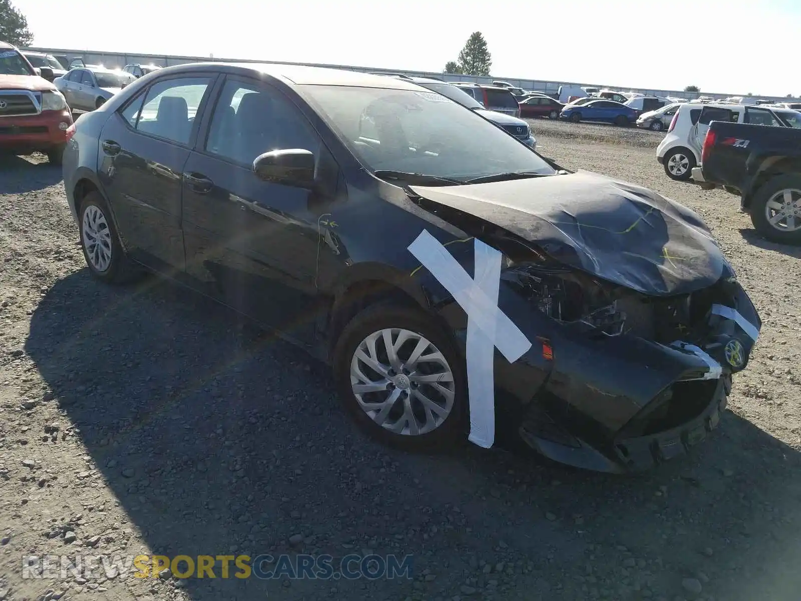 1 Photograph of a damaged car 2T1BURHE1KC185265 TOYOTA COROLLA 2019