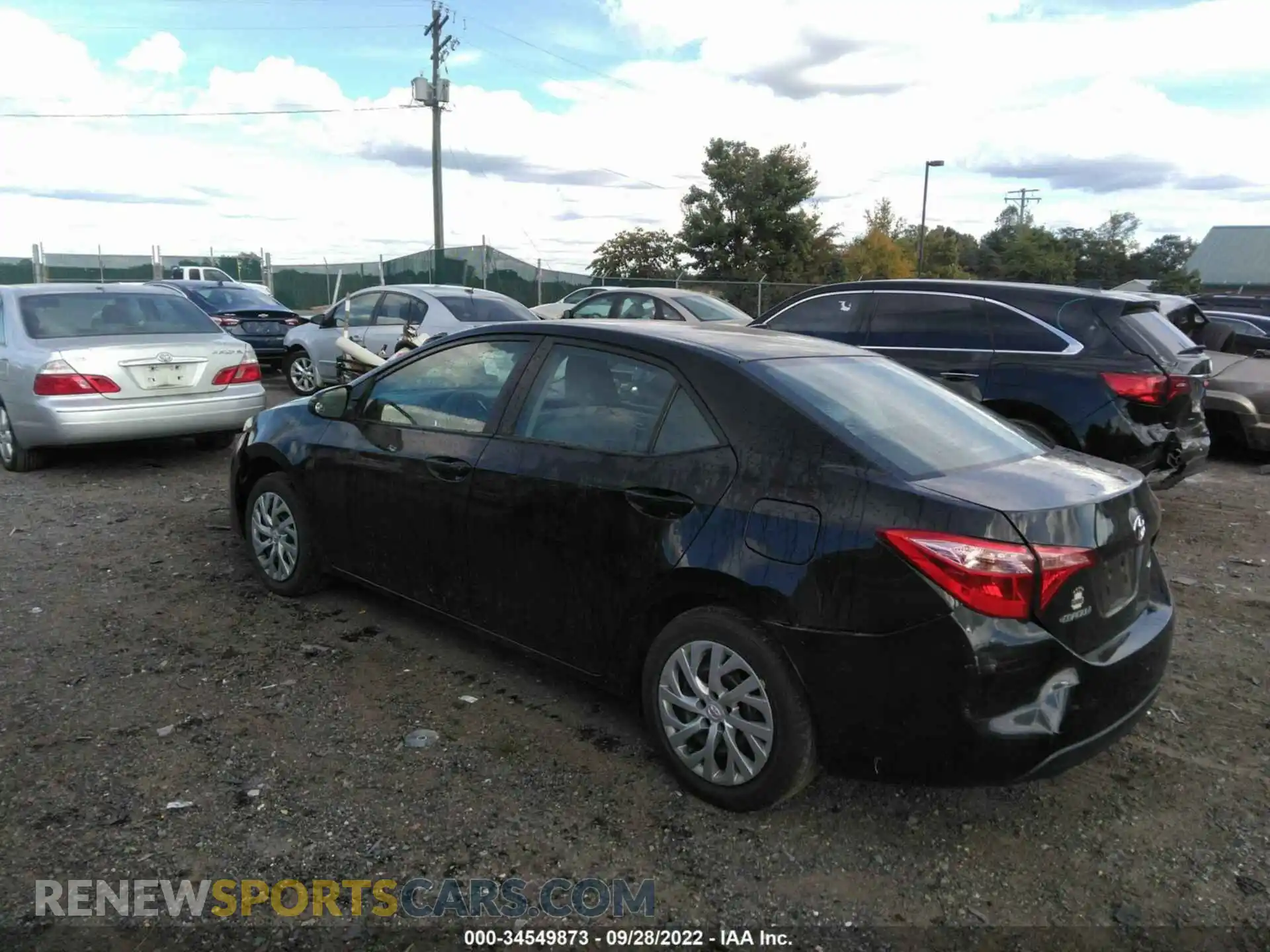 3 Фотография поврежденного автомобиля 2T1BURHE1KC186514 TOYOTA COROLLA 2019
