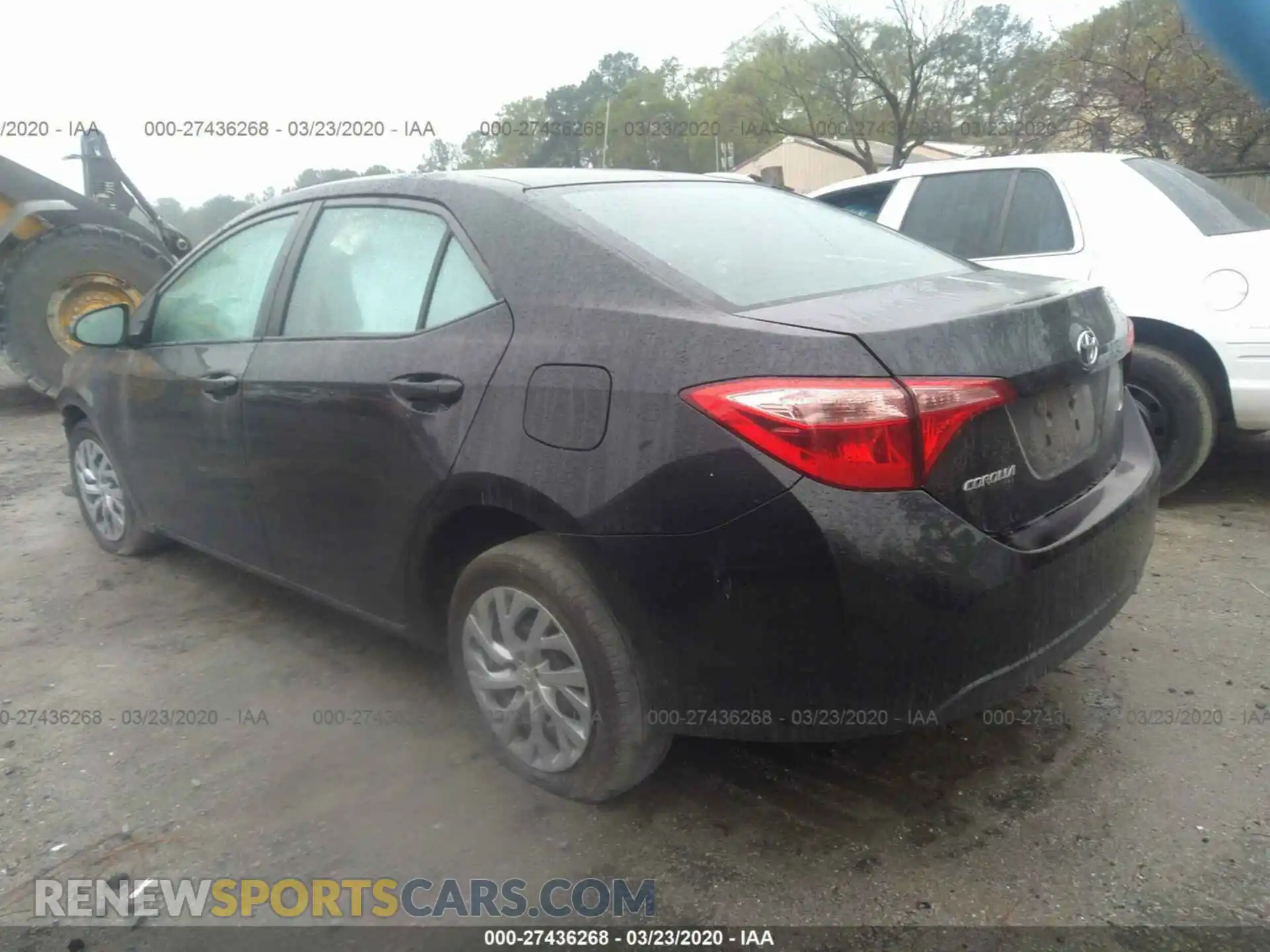 3 Photograph of a damaged car 2T1BURHE1KC191079 TOYOTA COROLLA 2019