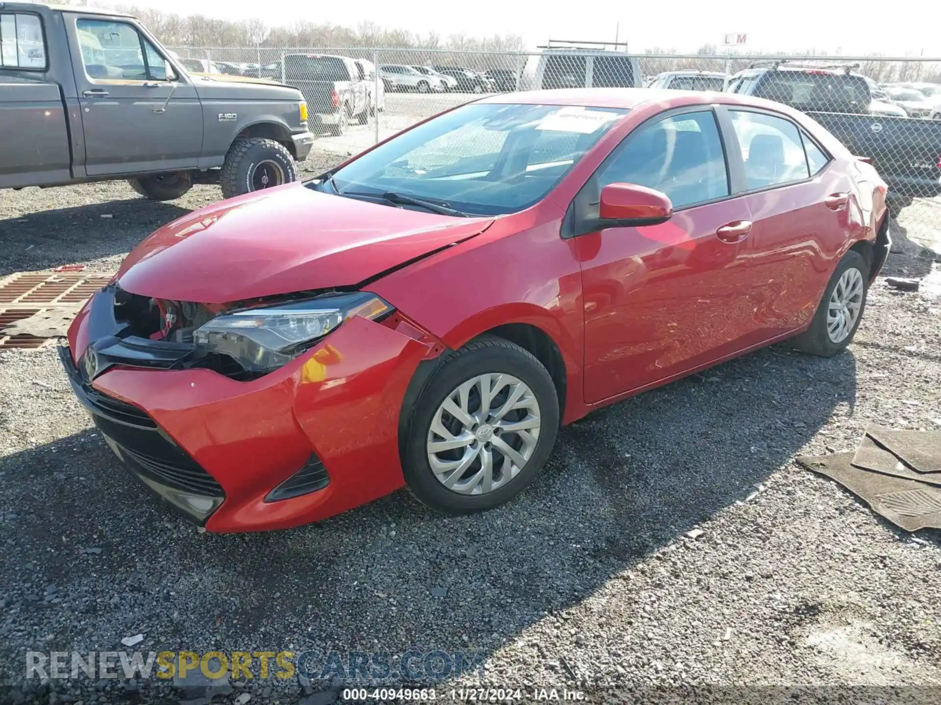 2 Photograph of a damaged car 2T1BURHE1KC194709 TOYOTA COROLLA 2019