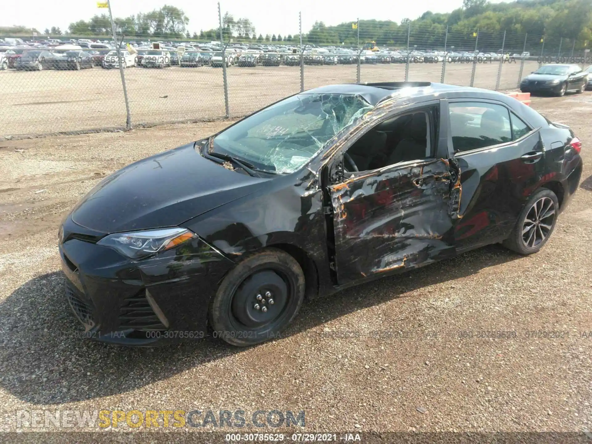2 Photograph of a damaged car 2T1BURHE1KC196444 TOYOTA COROLLA 2019