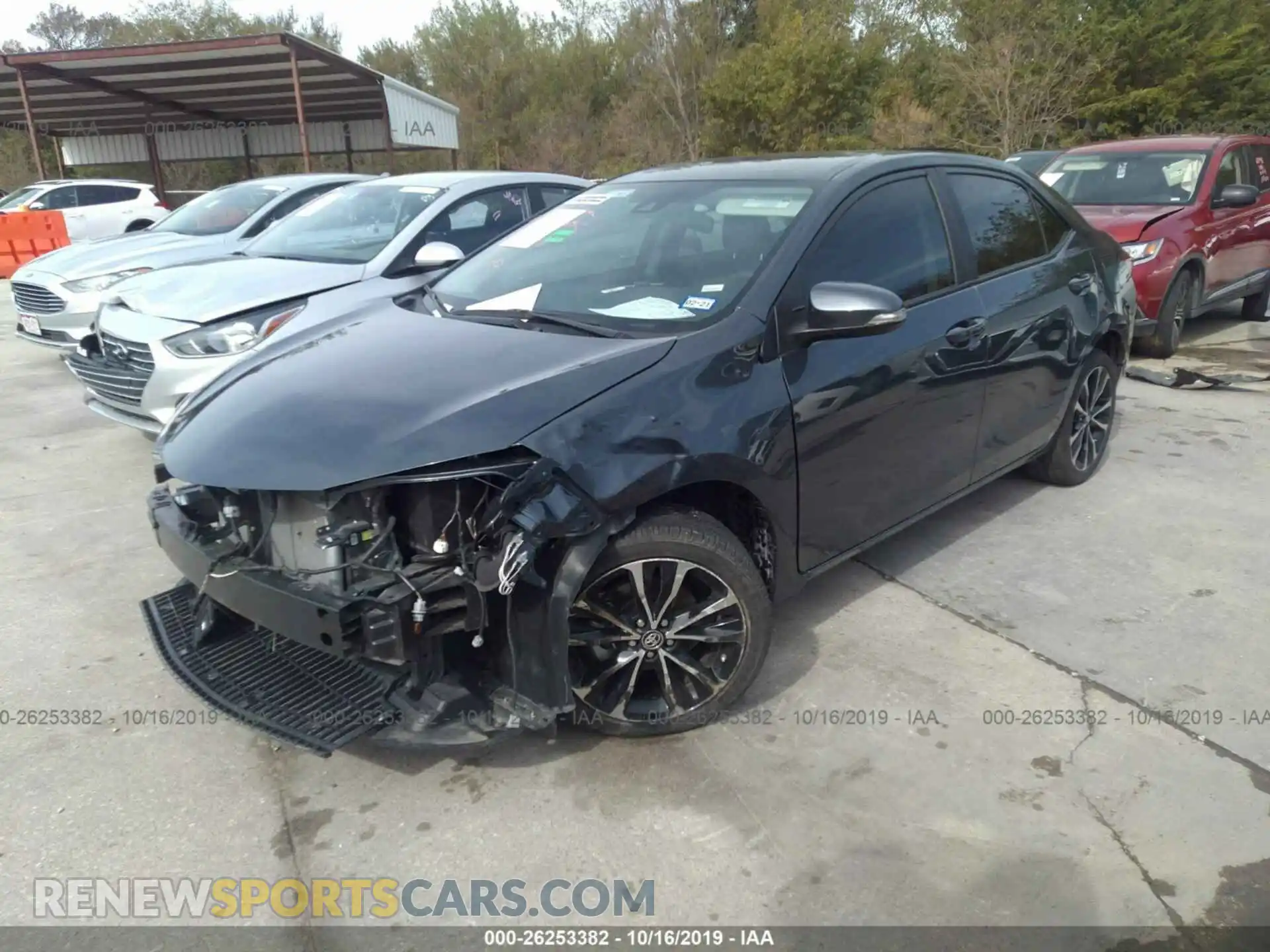 2 Photograph of a damaged car 2T1BURHE1KC197738 TOYOTA COROLLA 2019