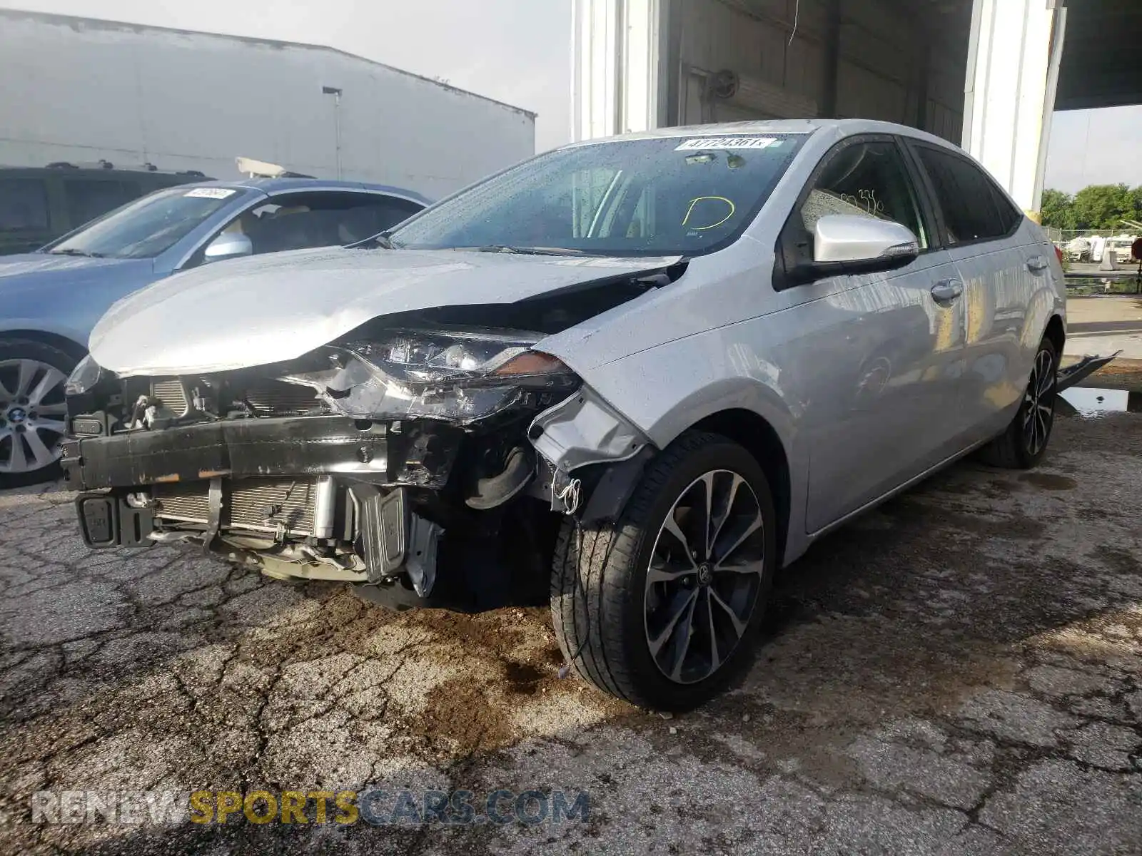 2 Photograph of a damaged car 2T1BURHE1KC200931 TOYOTA COROLLA 2019