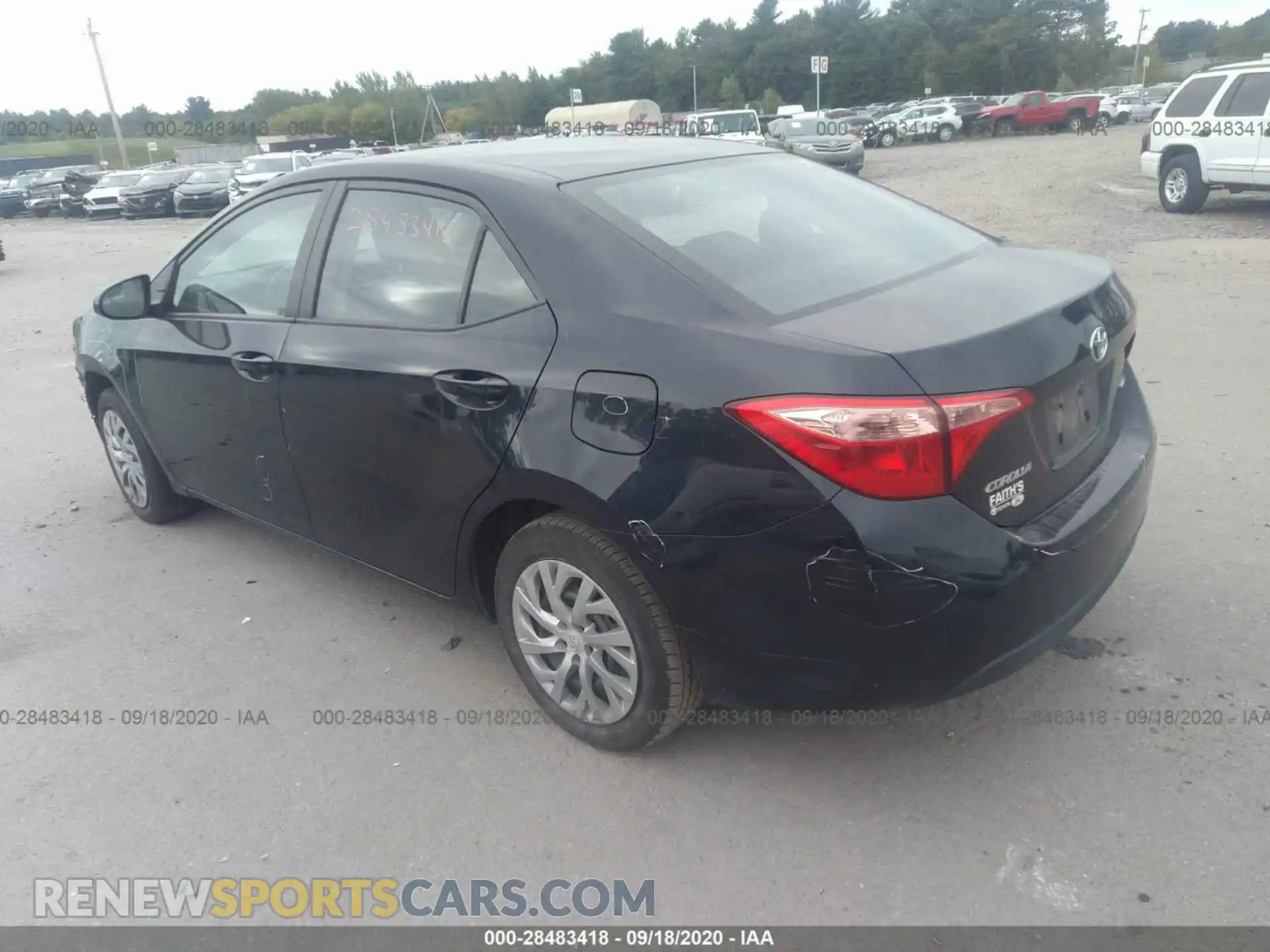 3 Photograph of a damaged car 2T1BURHE1KC203022 TOYOTA COROLLA 2019