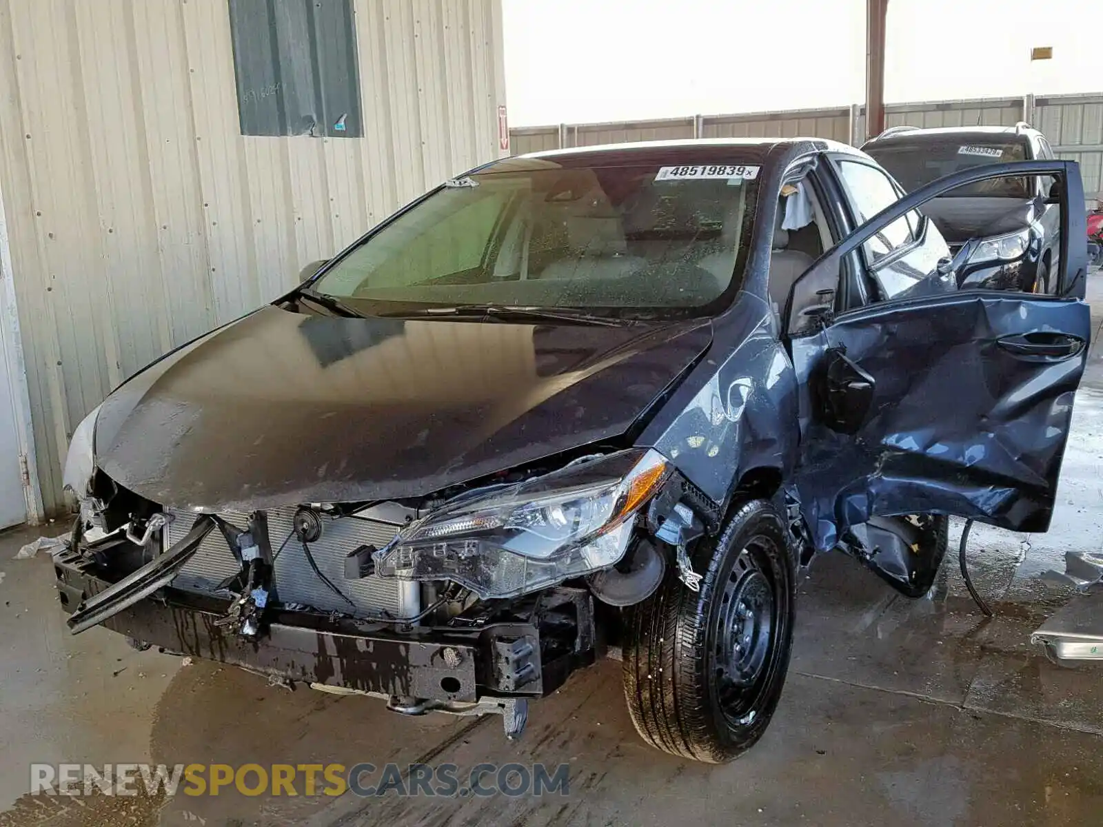 2 Photograph of a damaged car 2T1BURHE1KC203358 TOYOTA COROLLA 2019