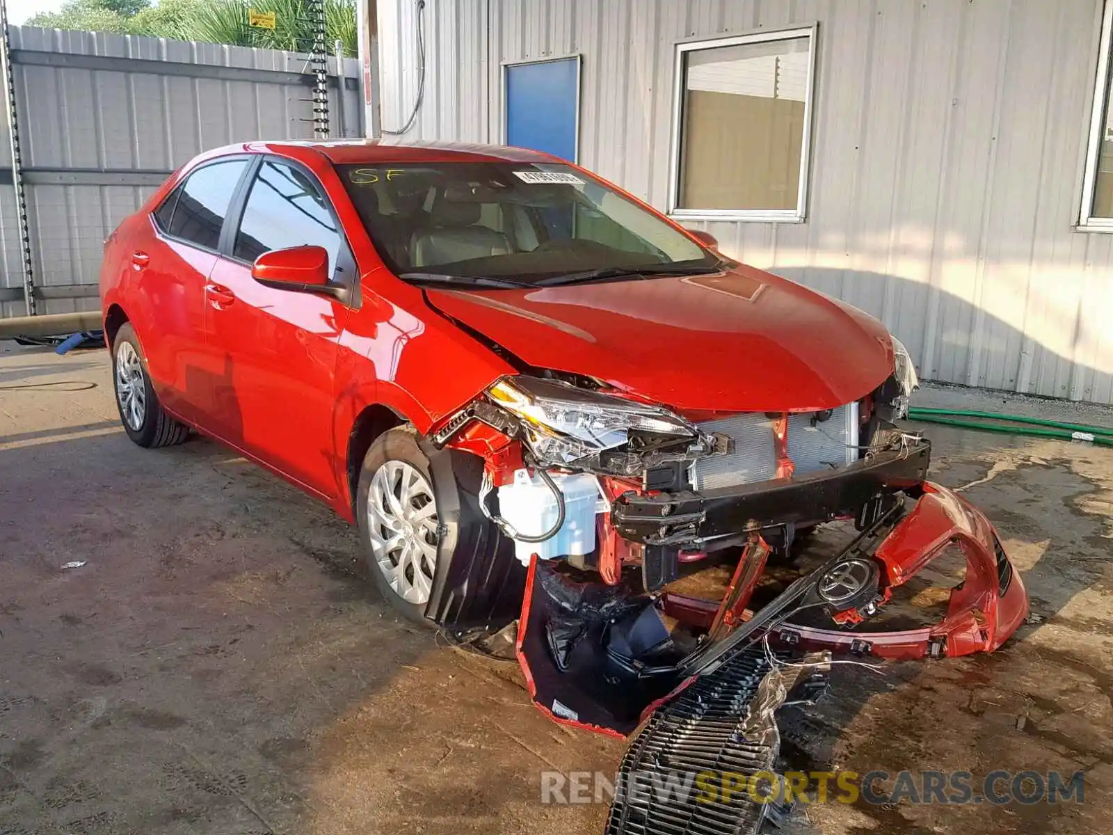 1 Photograph of a damaged car 2T1BURHE1KC209208 TOYOTA COROLLA 2019