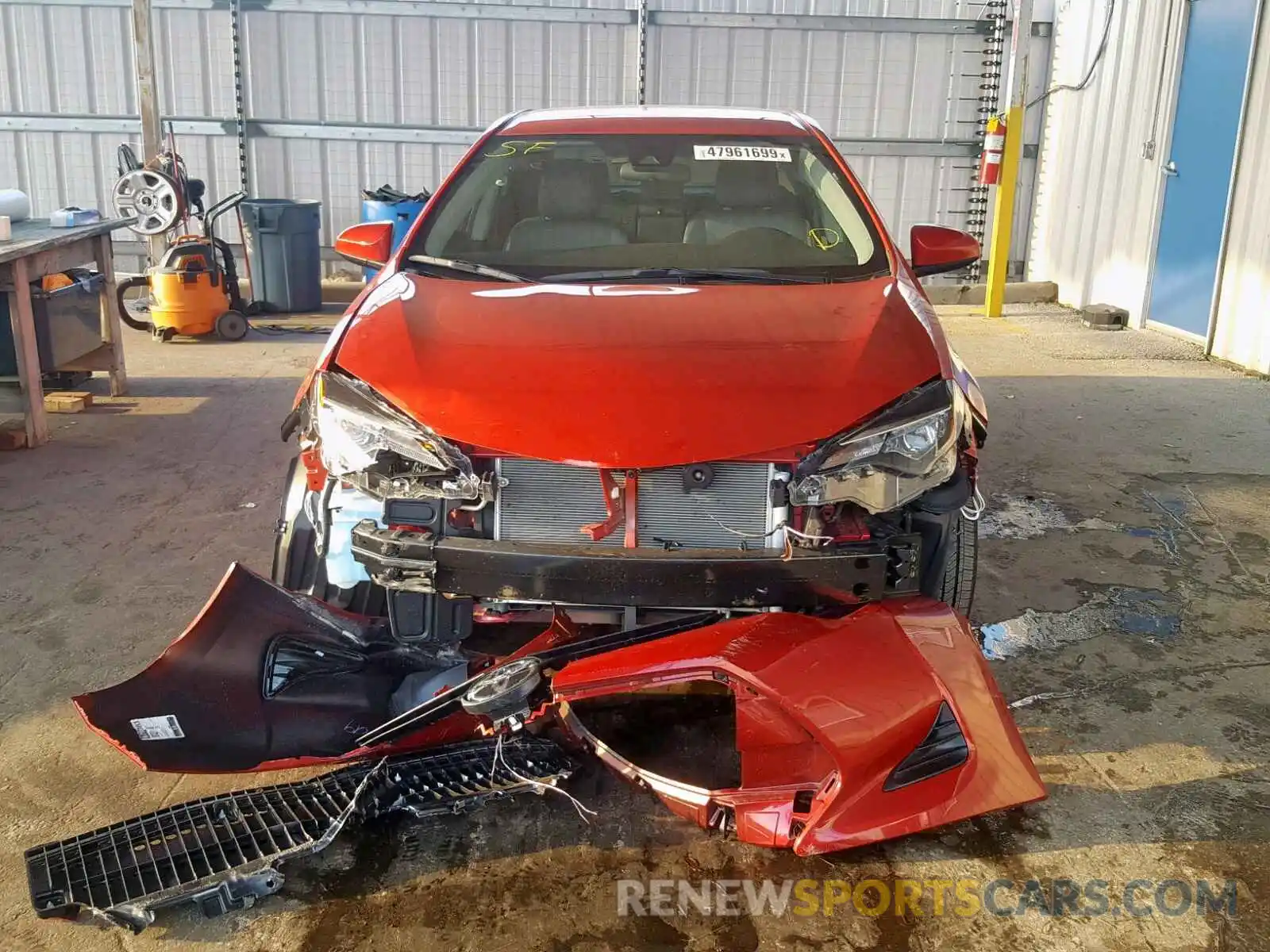 9 Photograph of a damaged car 2T1BURHE1KC209208 TOYOTA COROLLA 2019
