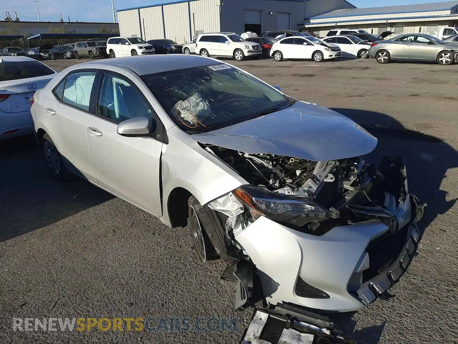 1 Photograph of a damaged car 2T1BURHE1KC209578 TOYOTA COROLLA 2019