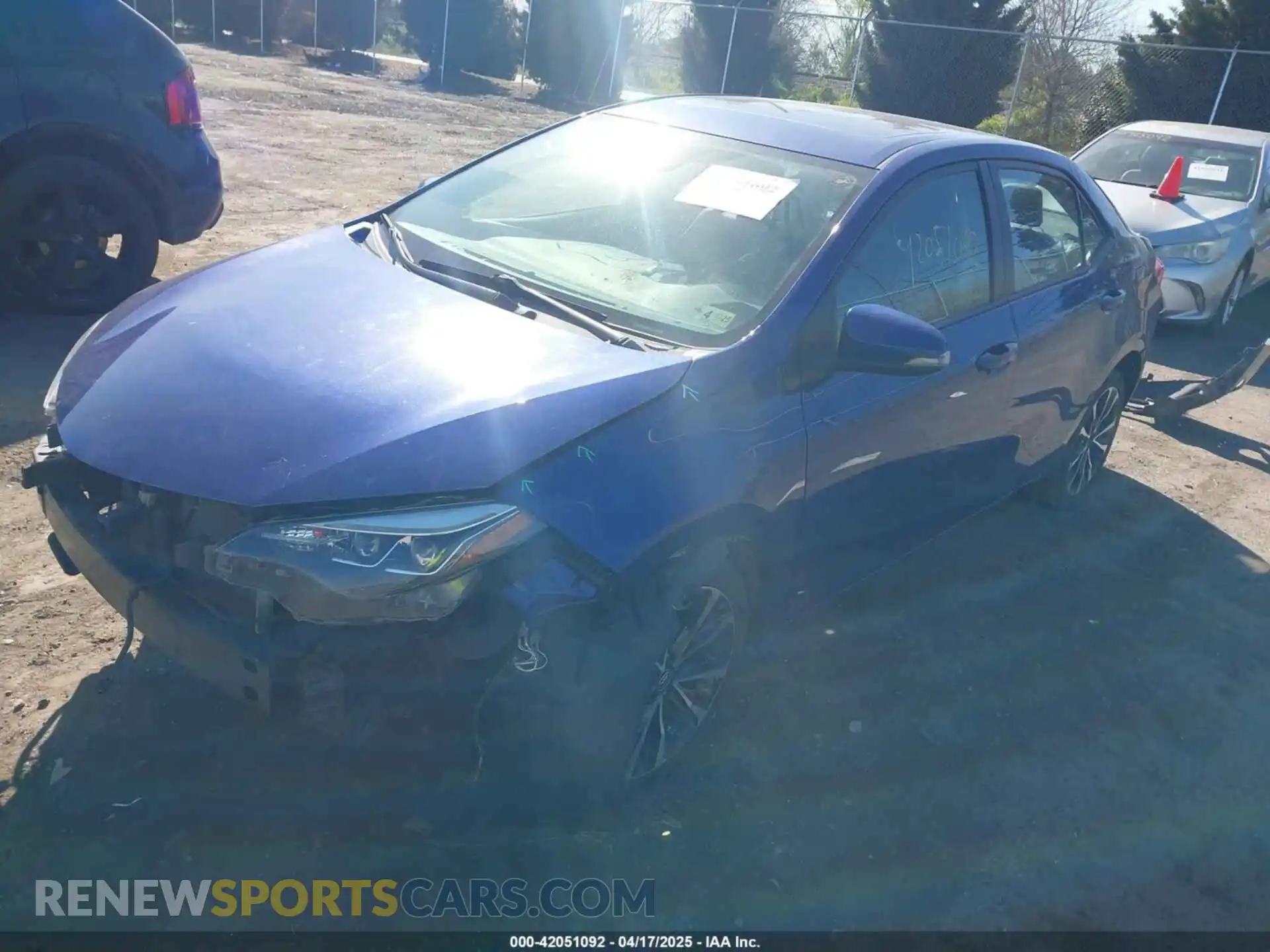 2 Photograph of a damaged car 2T1BURHE1KC211024 TOYOTA COROLLA 2019