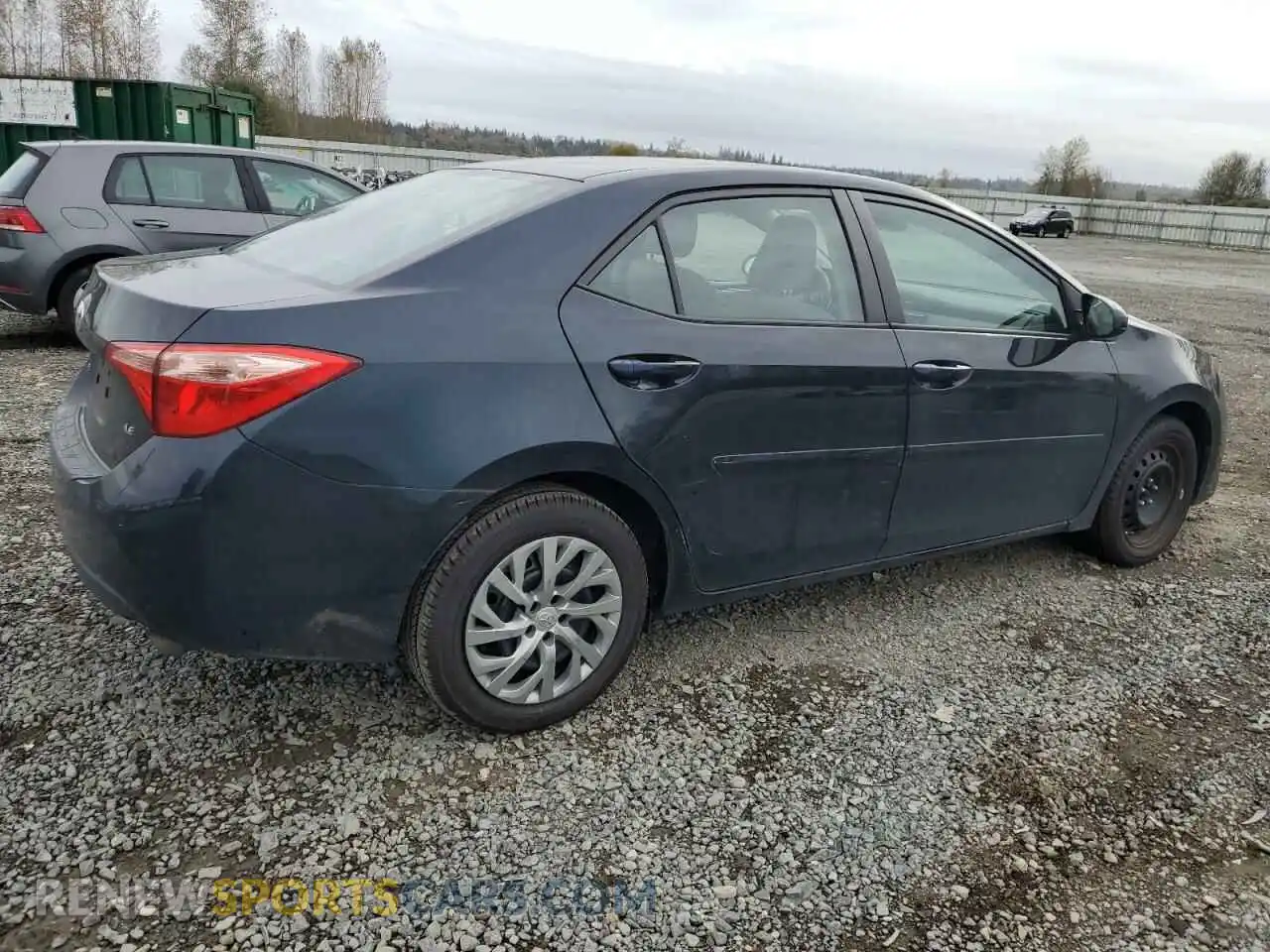 3 Photograph of a damaged car 2T1BURHE1KC212464 TOYOTA COROLLA 2019