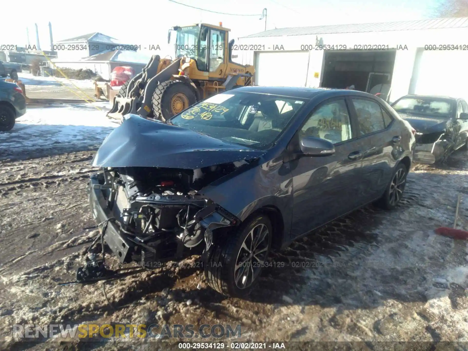 2 Photograph of a damaged car 2T1BURHE1KC214618 TOYOTA COROLLA 2019