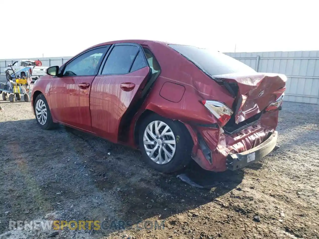 3 Photograph of a damaged car 2T1BURHE1KC214862 TOYOTA COROLLA 2019