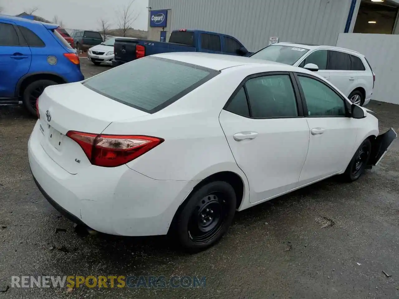 3 Photograph of a damaged car 2T1BURHE1KC215932 TOYOTA COROLLA 2019