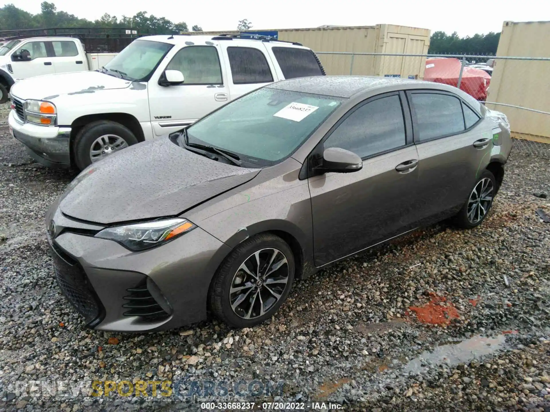 2 Photograph of a damaged car 2T1BURHE1KC216935 TOYOTA COROLLA 2019