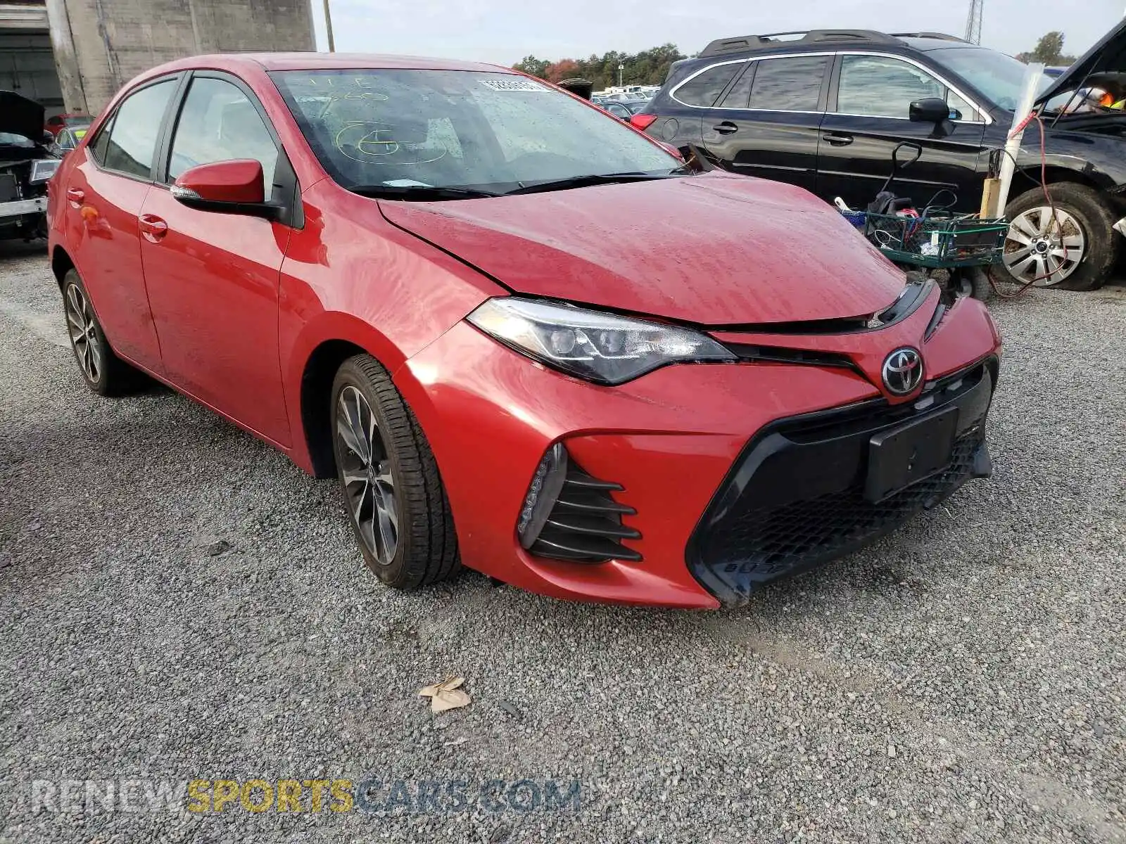 1 Photograph of a damaged car 2T1BURHE1KC218913 TOYOTA COROLLA 2019