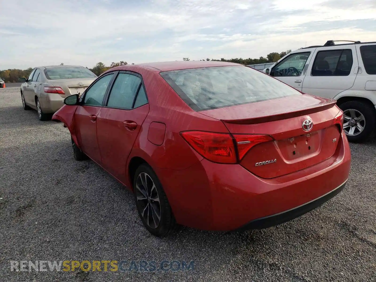 3 Photograph of a damaged car 2T1BURHE1KC218913 TOYOTA COROLLA 2019