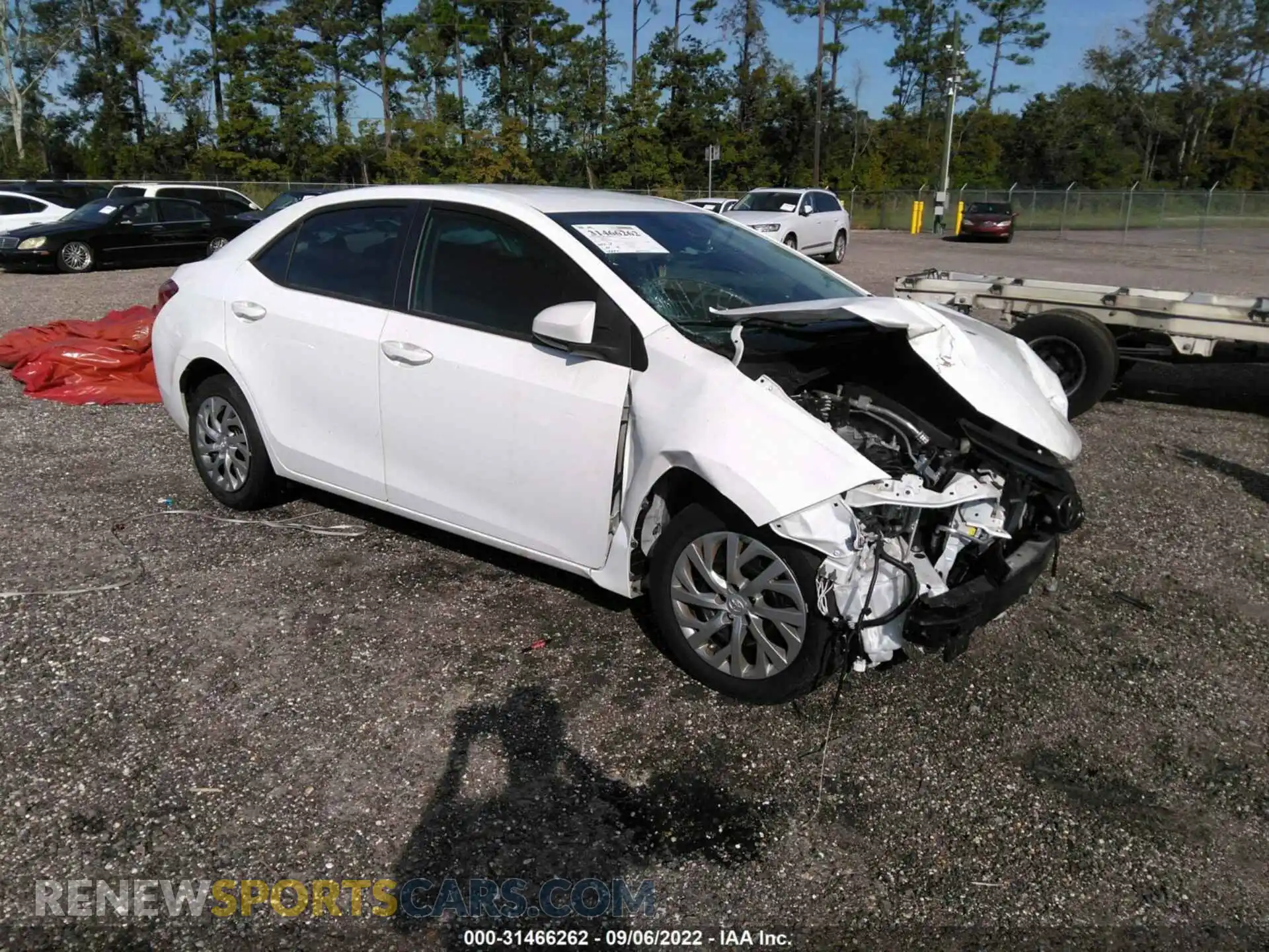 1 Photograph of a damaged car 2T1BURHE1KC220029 TOYOTA COROLLA 2019