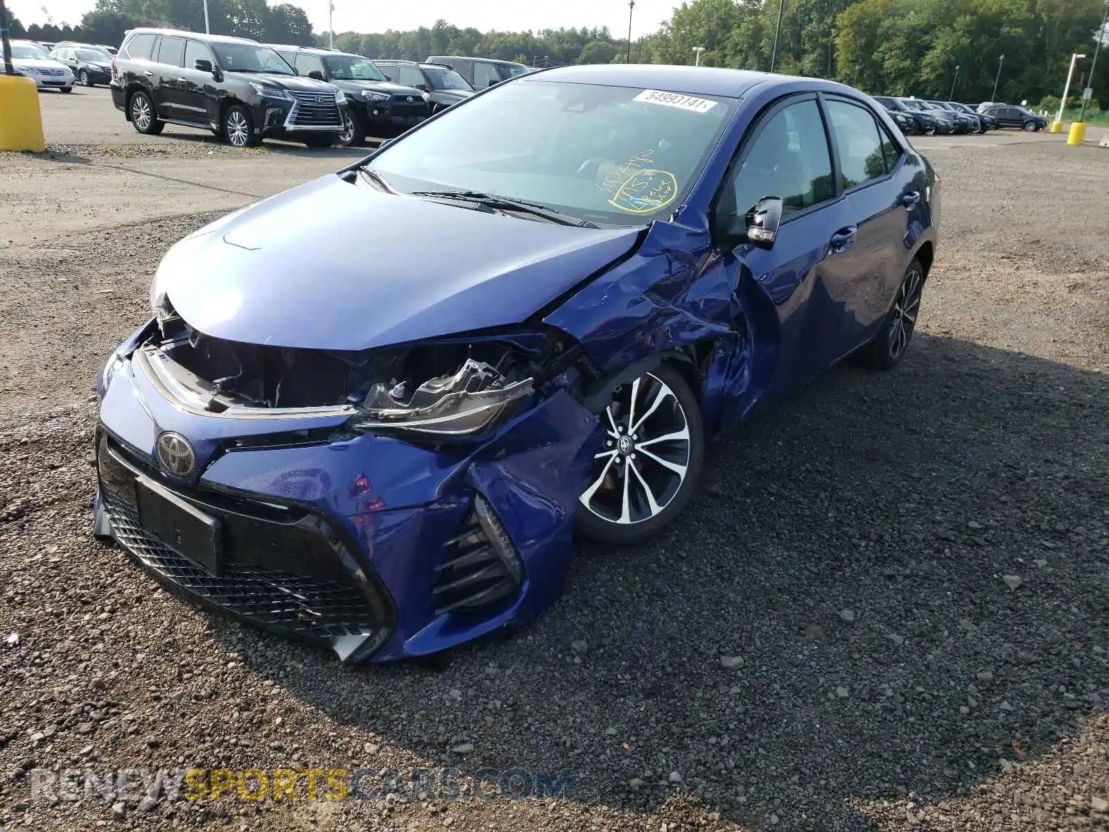 2 Photograph of a damaged car 2T1BURHE1KC221813 TOYOTA COROLLA 2019