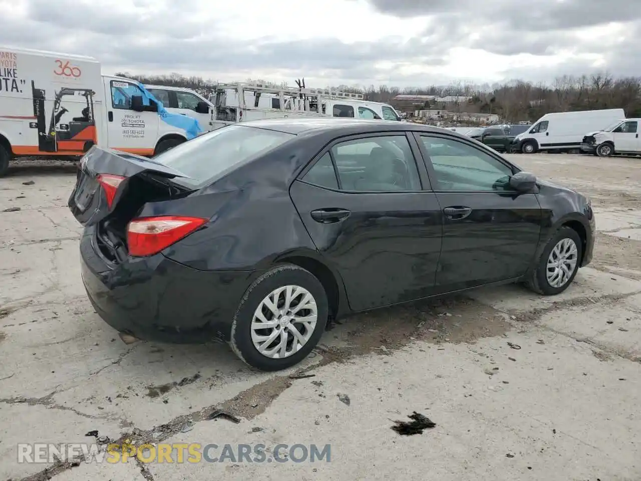 3 Photograph of a damaged car 2T1BURHE1KC222332 TOYOTA COROLLA 2019